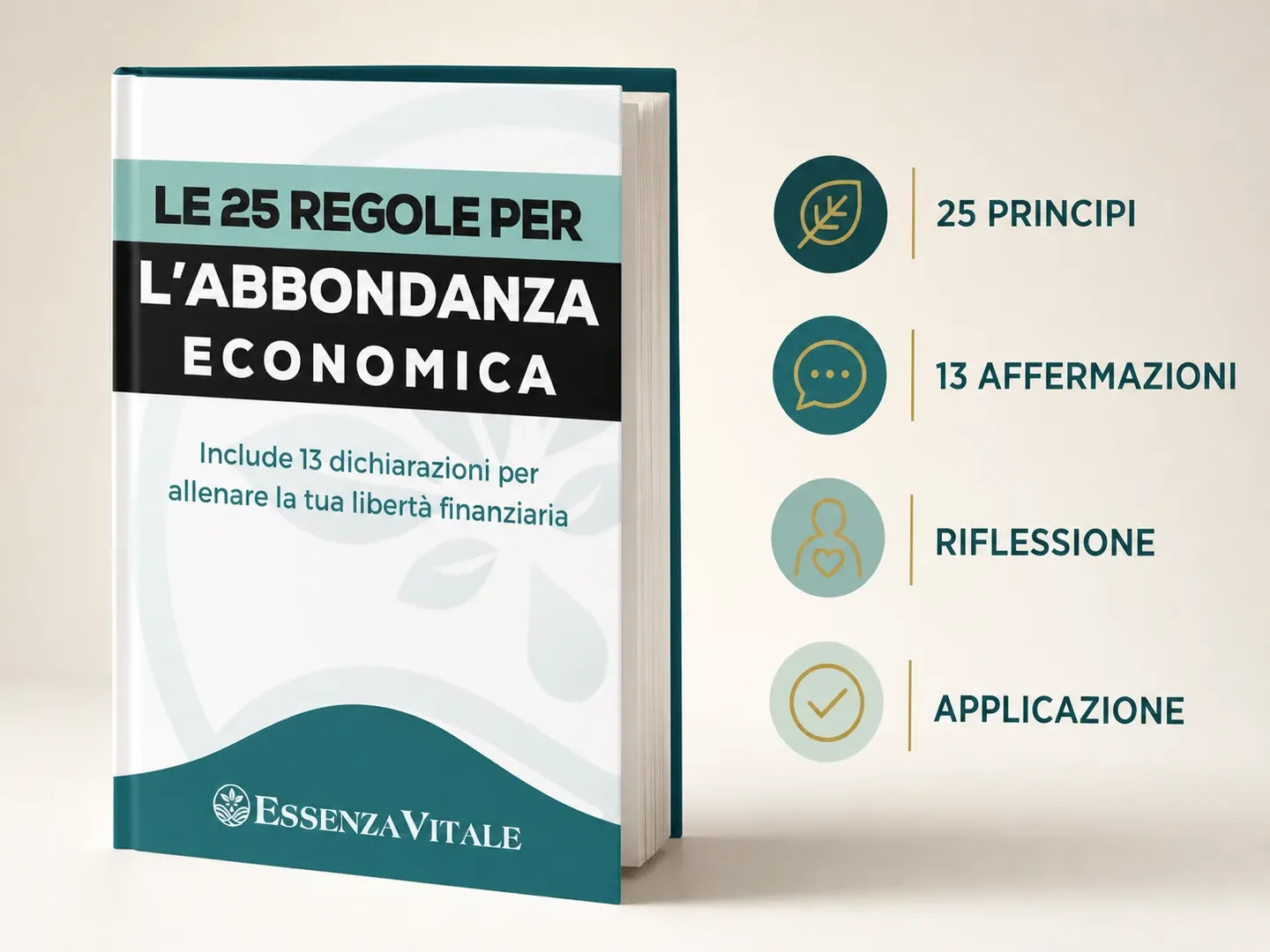 Copertina digitale di Le 25 Regole per l'Abbondanza Economica